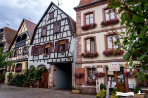 Pueblo de Bergheim en Alsacia